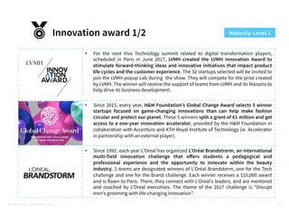 Innovation award 1/2
• For the next Viva Technology summit related to digital transformation players,
scheduled in Paris i...