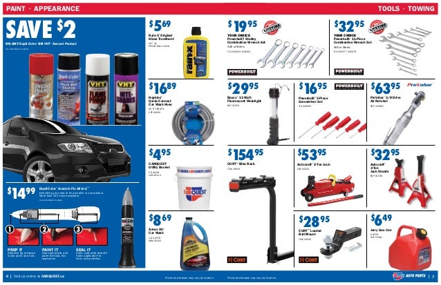 Carquest Auto Parts Retail Flyer Canada February 26 To April 29