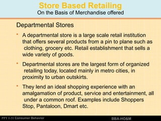 Retail Institutions Examples Retail-management, practices and principles | PPTX