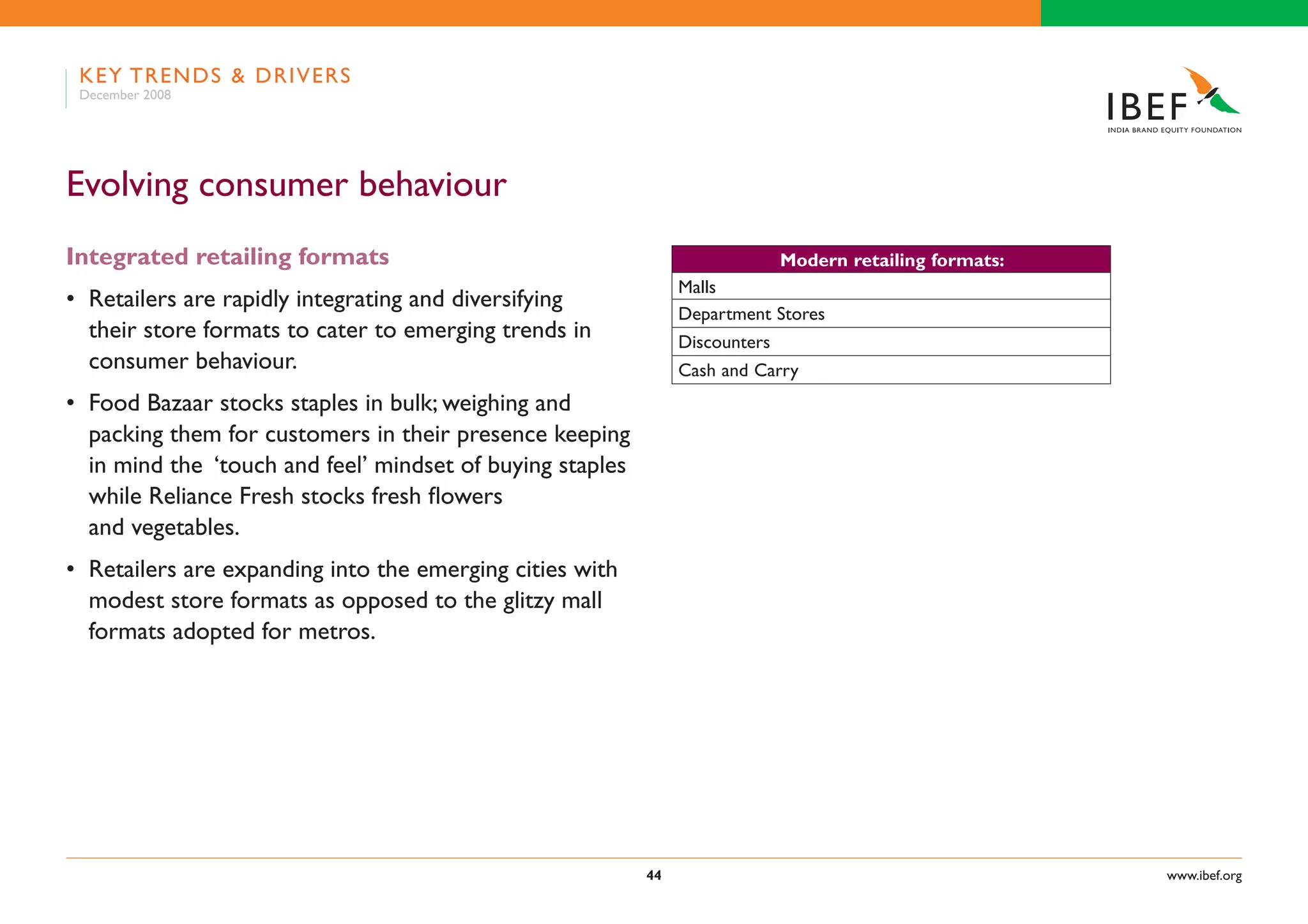 Indian Retail Industry Presentation 060109