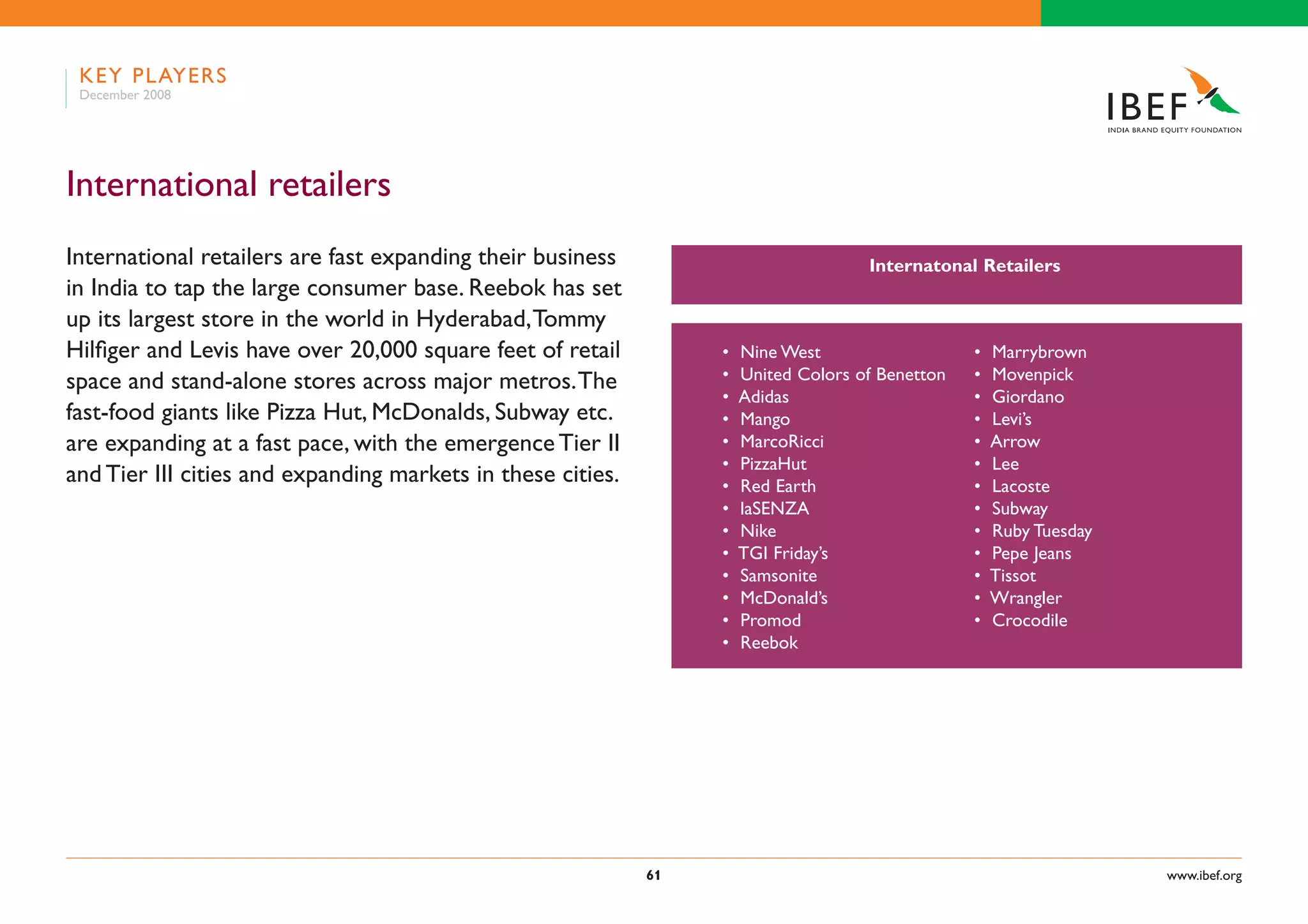 Indian Retail Industry Presentation 060109