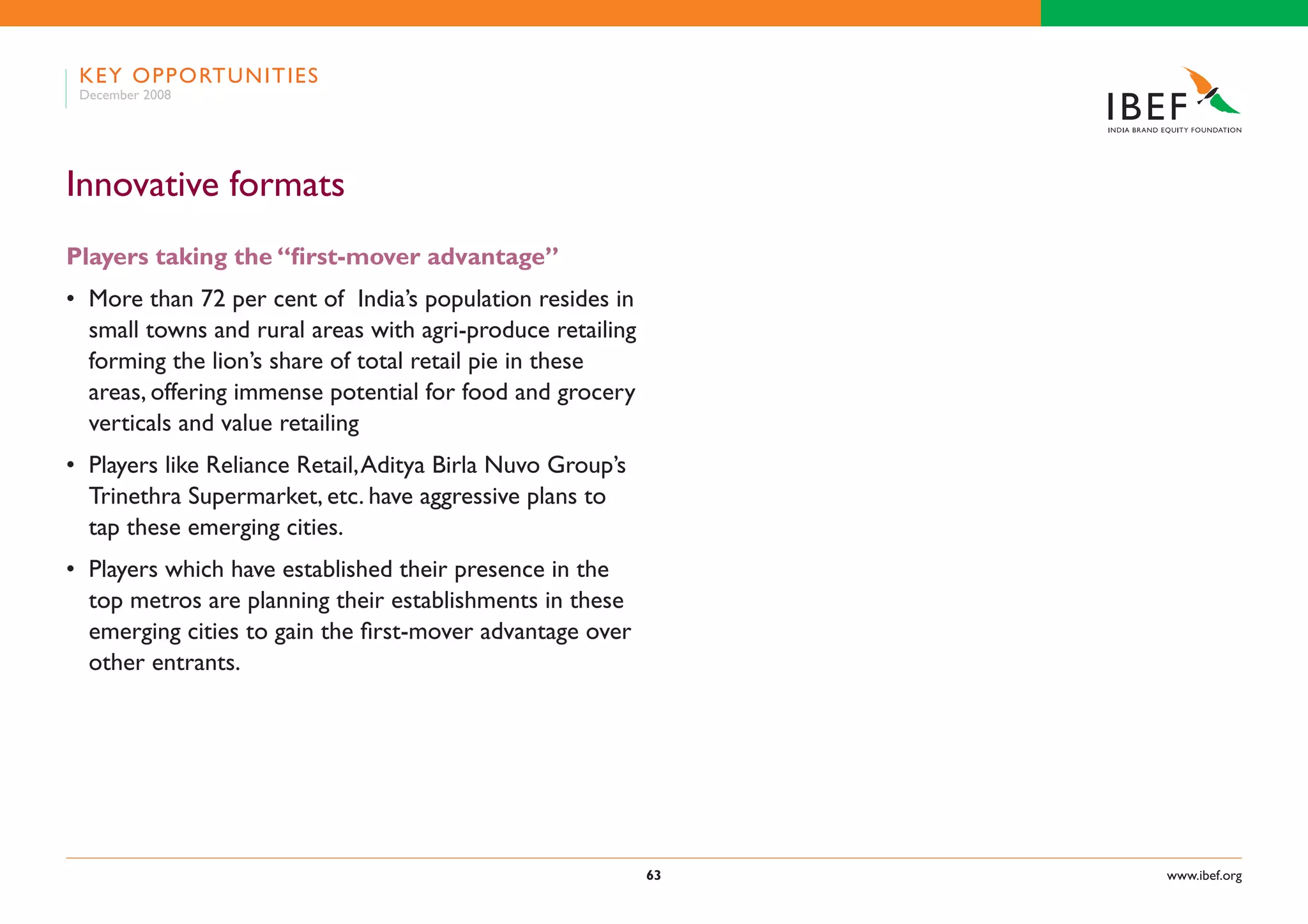 Indian Retail Industry Presentation 060109