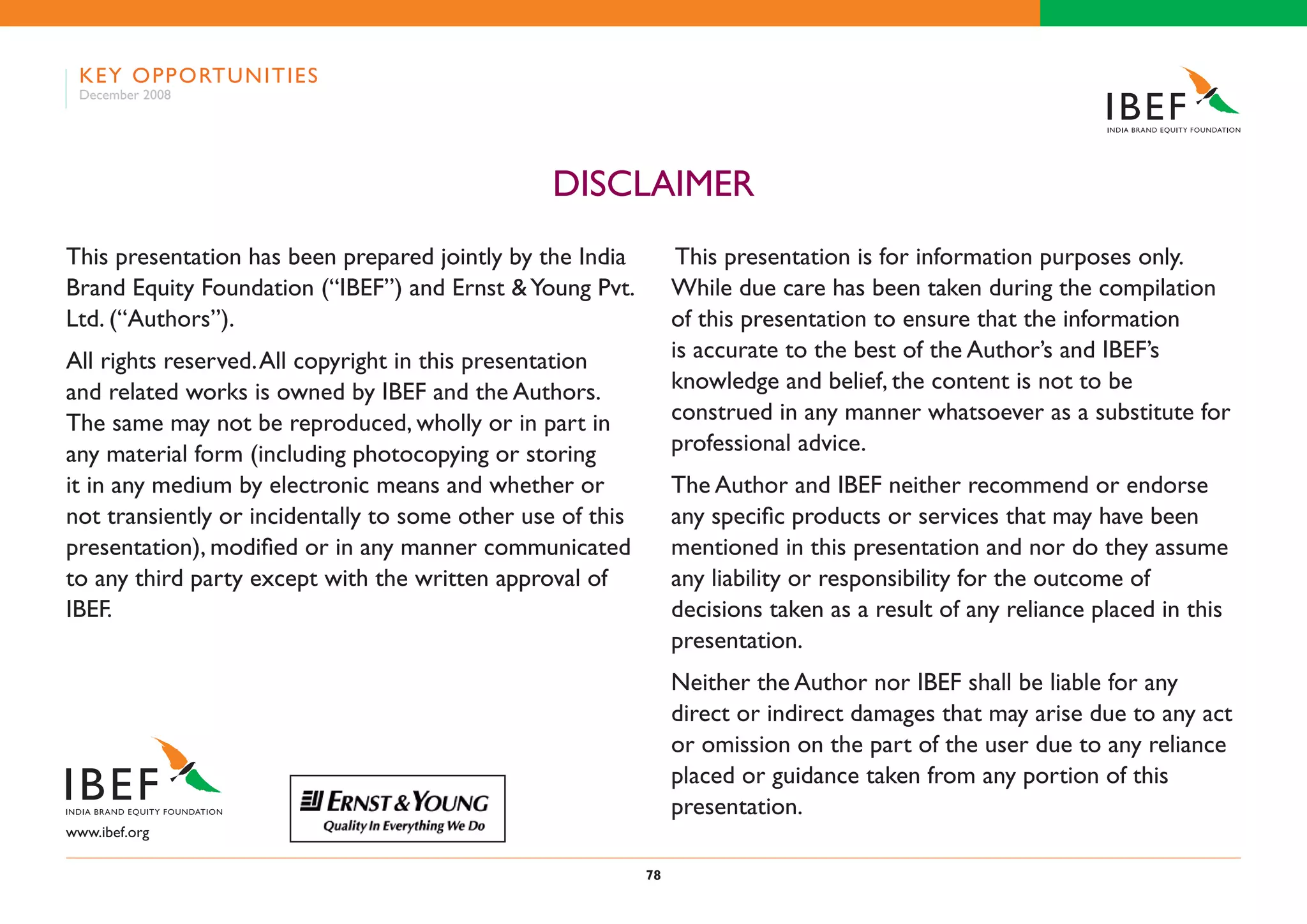 Indian Retail Industry Presentation 060109