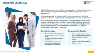 Retail Banking Study Report KSA - Borderless Access Study | PPTX