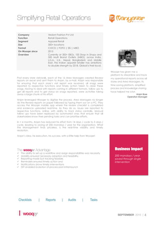 Store Walk Report Example Wooqer Retail Case Study | PDF