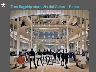 * Zara flagship store Via del Corso – Rome
 