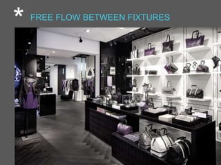 * FREE FLOW BETWEEN FIXTURES
 