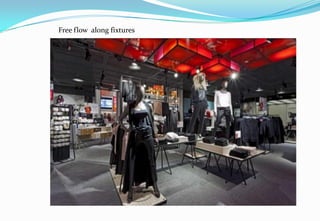 Free flow along fixtures
 