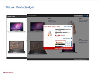 Nieuw:  Productwidget 