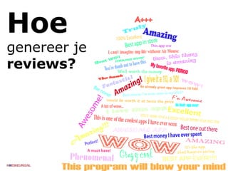 Hoe   genereer je reviews? 