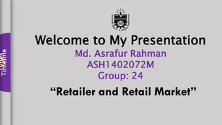 TimelineTypes
Welcome to My Presentation
Md. Asrafur Rahman
ASH1402072M
Group: 24
 