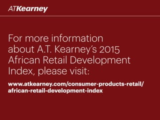 Retail in Africa: Still the Next Big Thing | A.T. Kearney