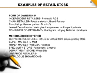 Introduction to Retailing management | PPT