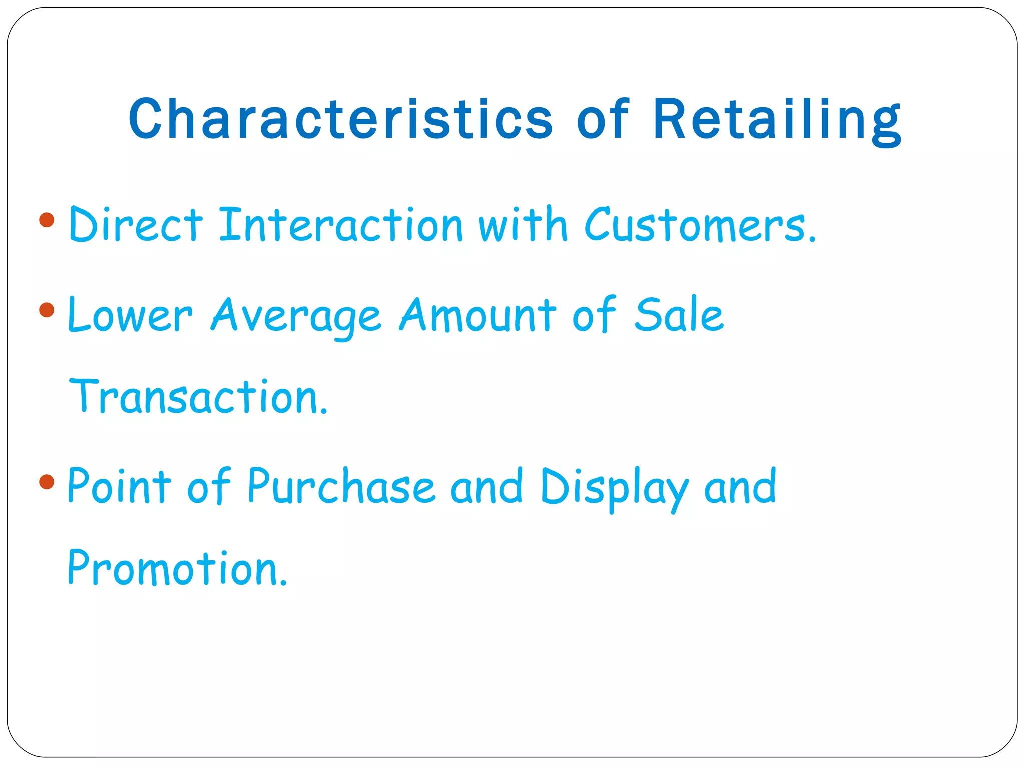 Retailing | PPT