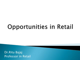 Dr.Ritu Bajaj
Professor in Retail
 
