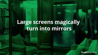 Large screens magically
turn into mirrors
 