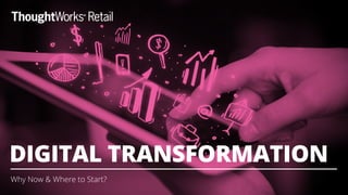 Why Now & Where to Start?
DIGITAL TRANSFORMATION
 