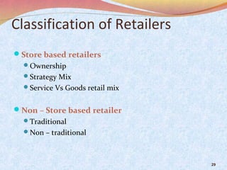 Retail Institutions Examples Retail Institutions | PPT