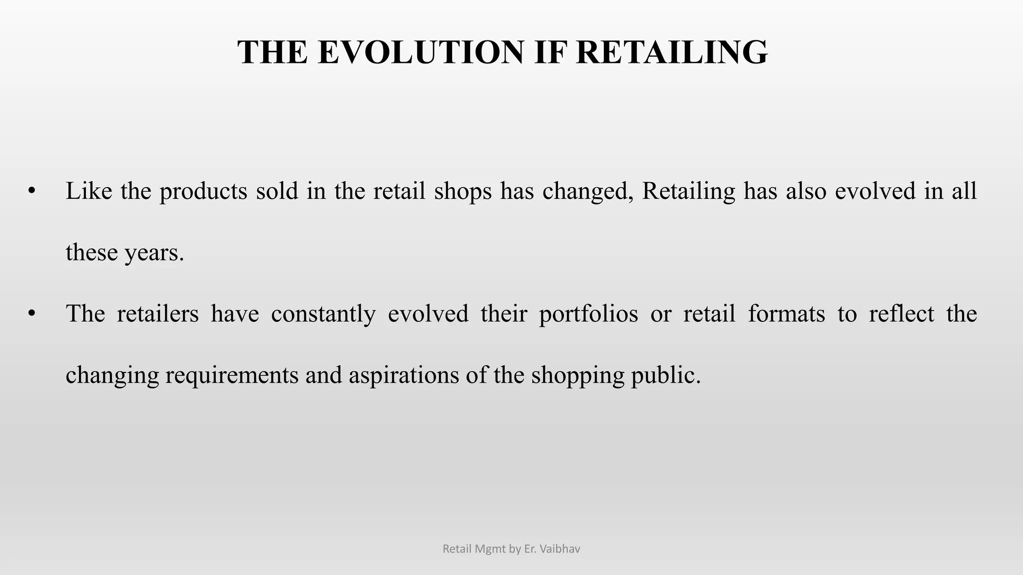 Introduction to Retail Management | PDF
