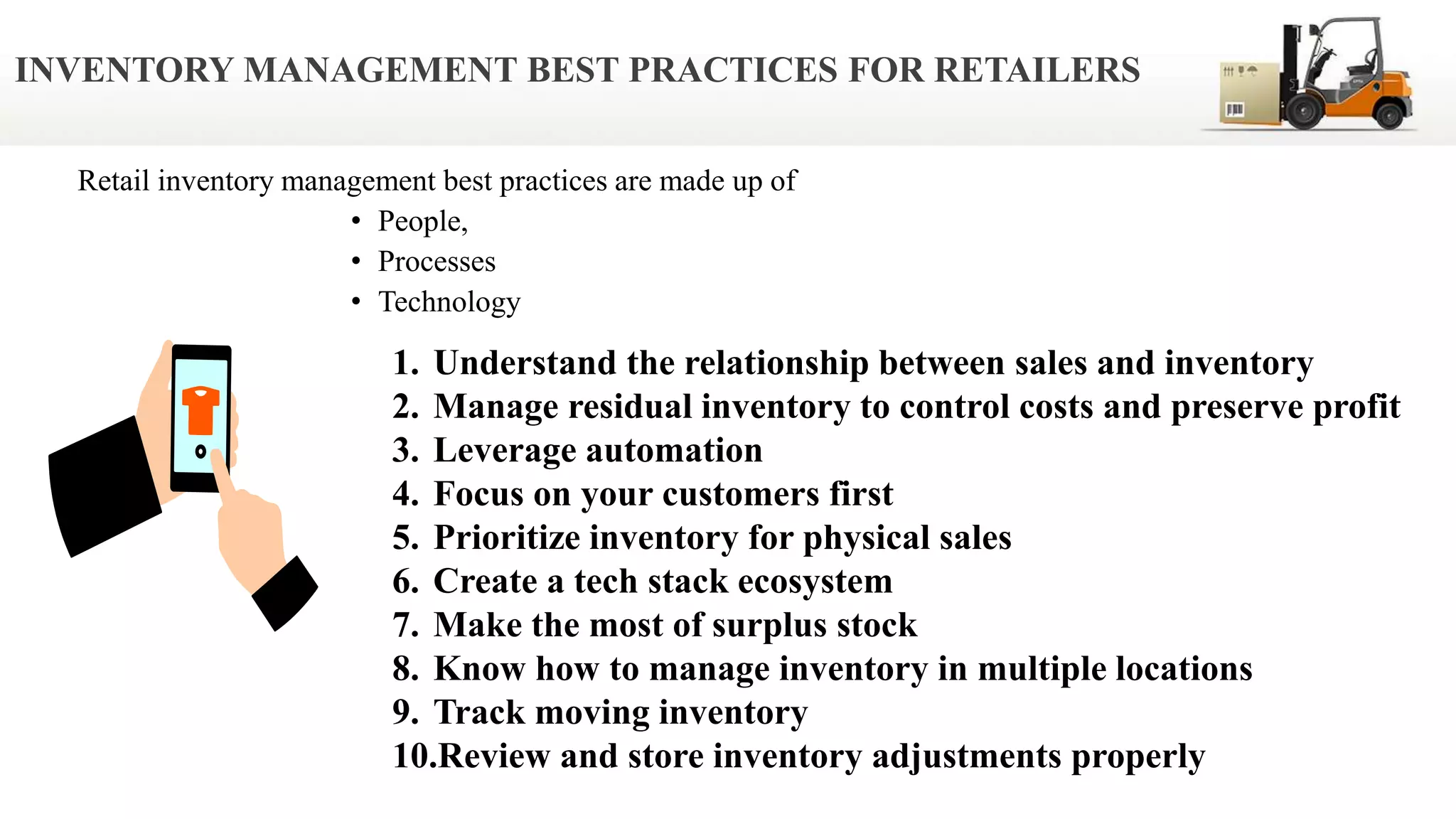 Retail inventory management | PPTX