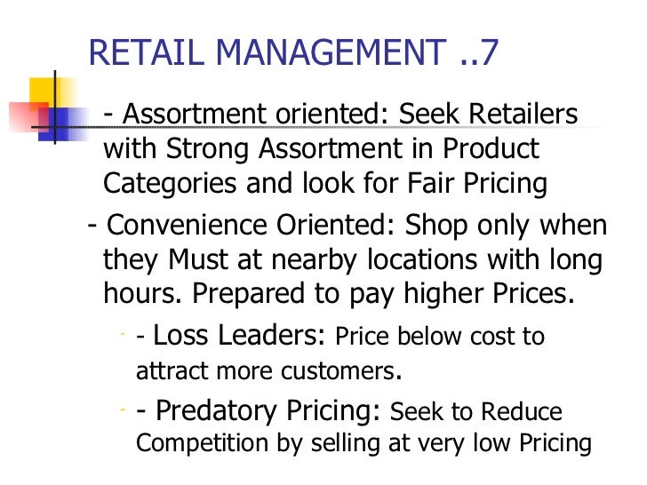 Retail Management