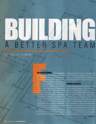 Retail Mangement Success (Spa)