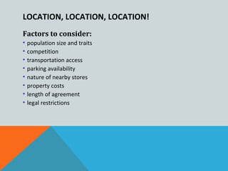 Trading area evaluating methods-location selection | PPT