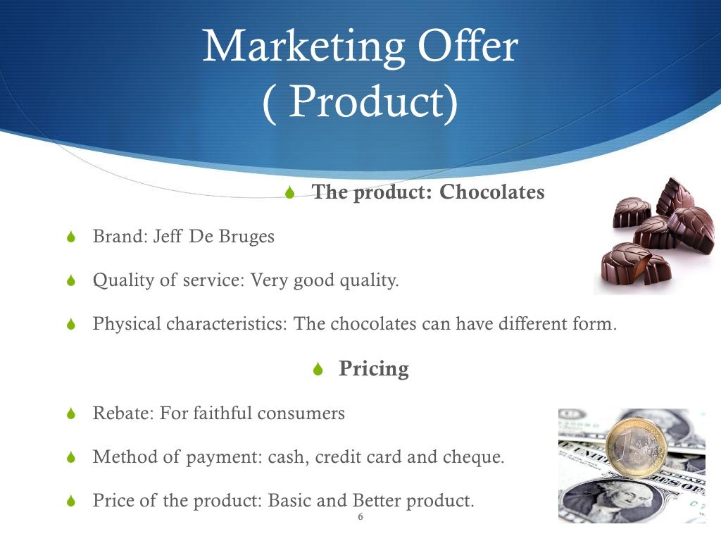 Free marketing plan sample of a chocolate retail and manufacturer, Je…