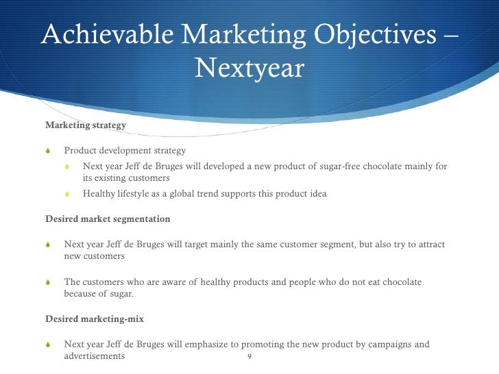 How to write marketing plan for a new product