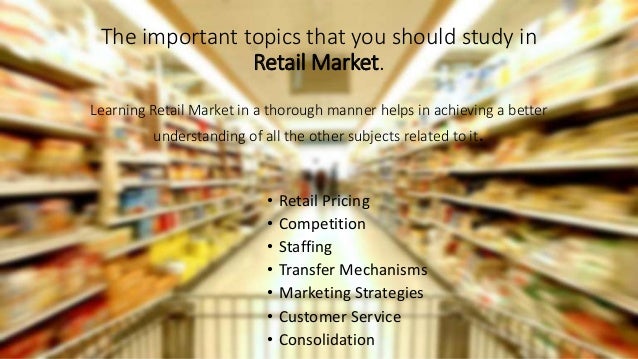 Dissertation on retail industry