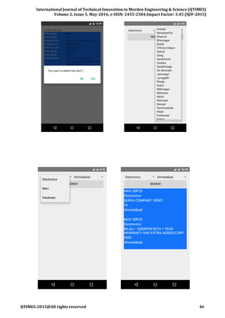 International Journal of Technical Innovation in Morden Engineering & Science (IJTIMES)
Volume 2, Issue 5, May-2016, e-ISSN: 2455-2584,Impact Factor: 3.45 (SJIF-2015)
IJTIMES-2015@All rights reserved 46
 