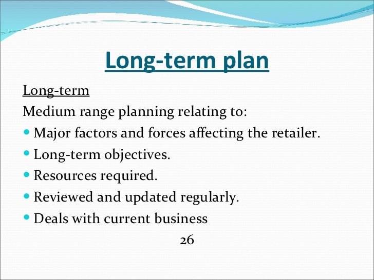 retail business planning