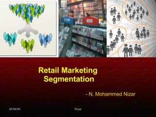 Retail Marketing  Segmentation - N. Mohammed Nizar 