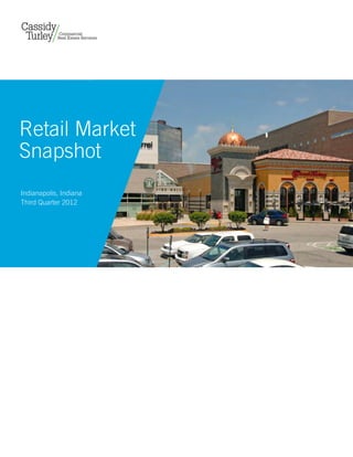 Retail Market
Snapshot
Indianapolis, Indiana
Third Quarter 2012
 