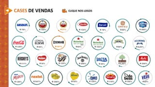 CASES DE VENDAS CLIQUE NOS LOGOS
 