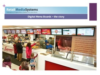 Digital Menu Boards – the story 