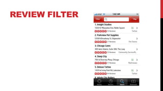 REVIEW FILTER
 