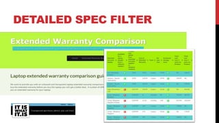 DETAILED SPEC FILTER
 