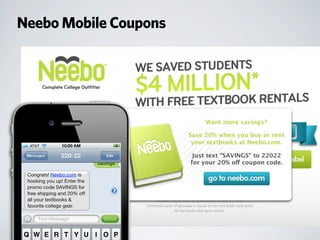 Neebo Mobile Coupons
 