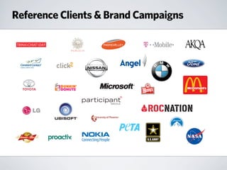 Reference Clients & Brand Campaigns
 