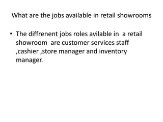 Retail presentation pihu | PPTX