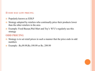 Retail pricing | PPTX | Retail Industry | Industries
