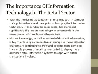 Retailer Information