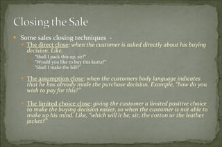 Retail selling process 2 (2) | PPT