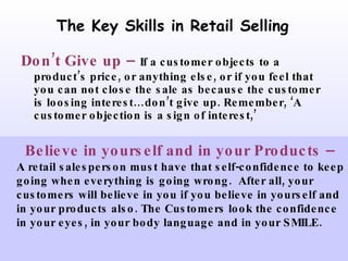 Retail selling skills | PPT