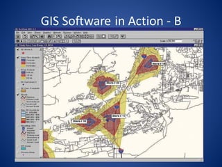 GIS	Software	in	Action	- B
 