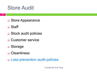 Retail Store Operations | PPTX