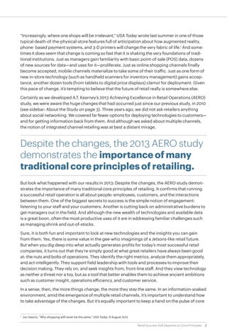AT Kearney: Retail success still depends on core principles May 2013 PDF