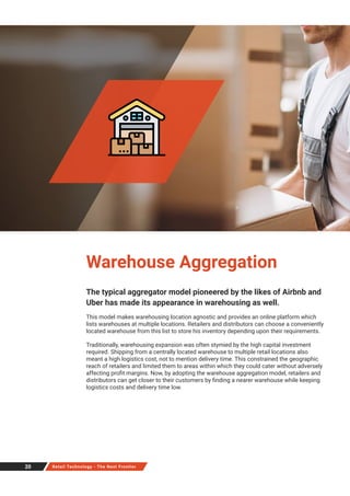The typical aggregator model pioneered by the likes of Airbnb and
Uber has made its appearance in warehousing as well.
Thi...