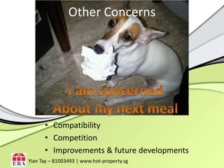 Other ConcernsI am concernedAbout my next mealCompatibilityCompetitionImprovements & future developmentsYianTay – 81003493 | www.hot-property.sg